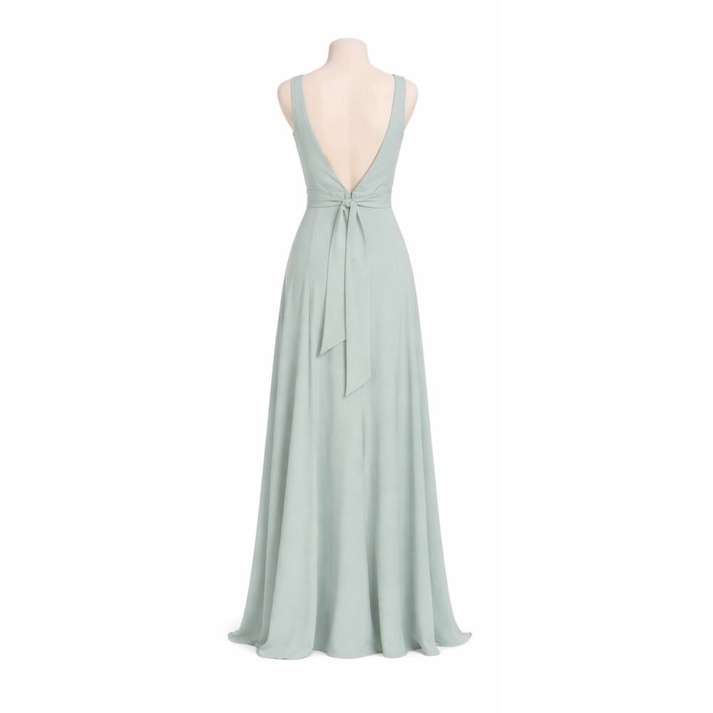 Show Me Your Mumu Jenn Maxi Bridesmaid Dress in Silver Sage Size Small NWT - Picture 2 of 7